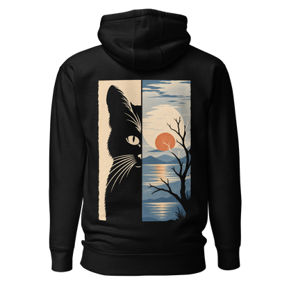 Color: Black | Still Waters hoodie back artwork