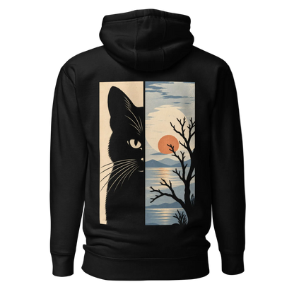 Color: Black | Calm hoodie back artwork
