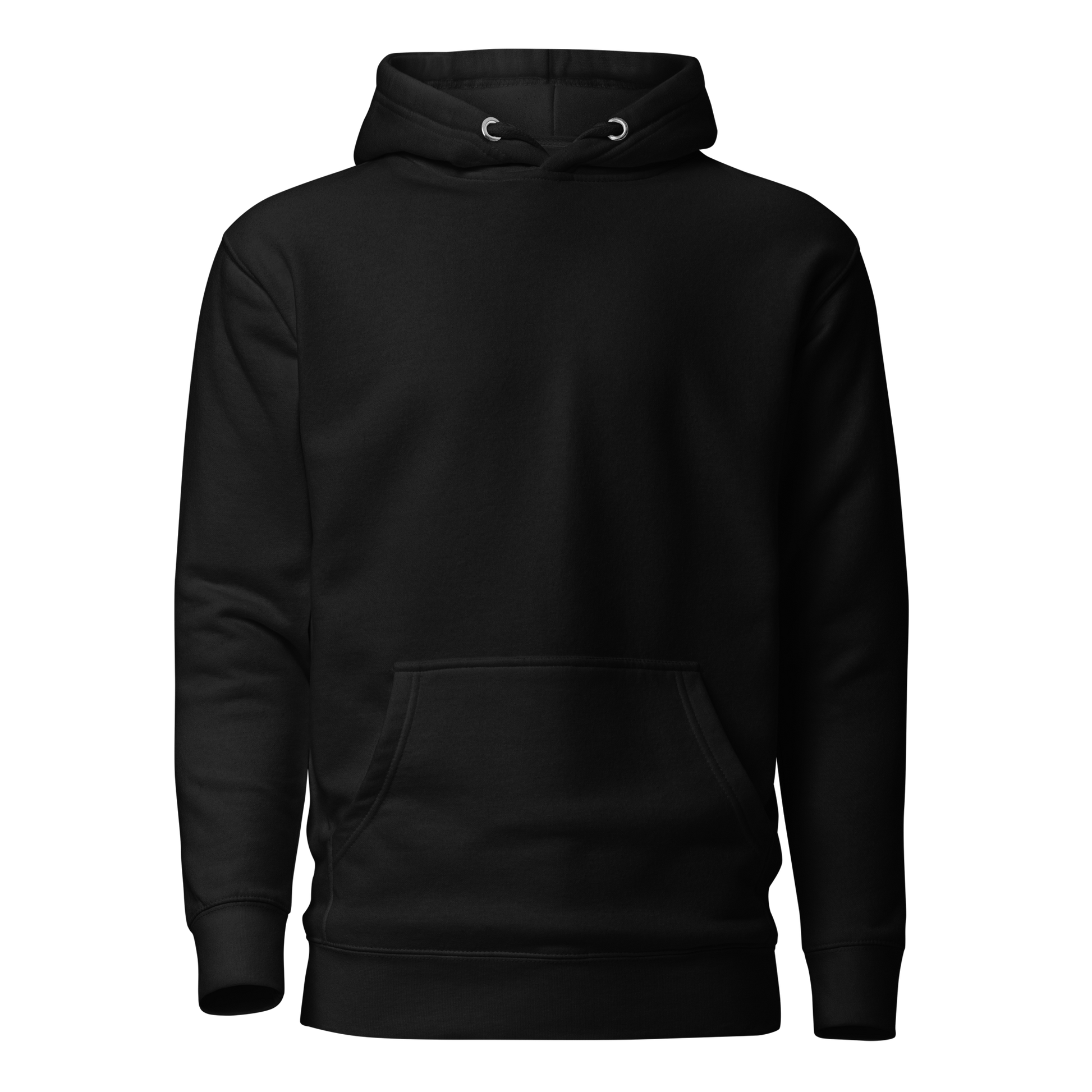 Color: Black | Quiet Window hoodie front view