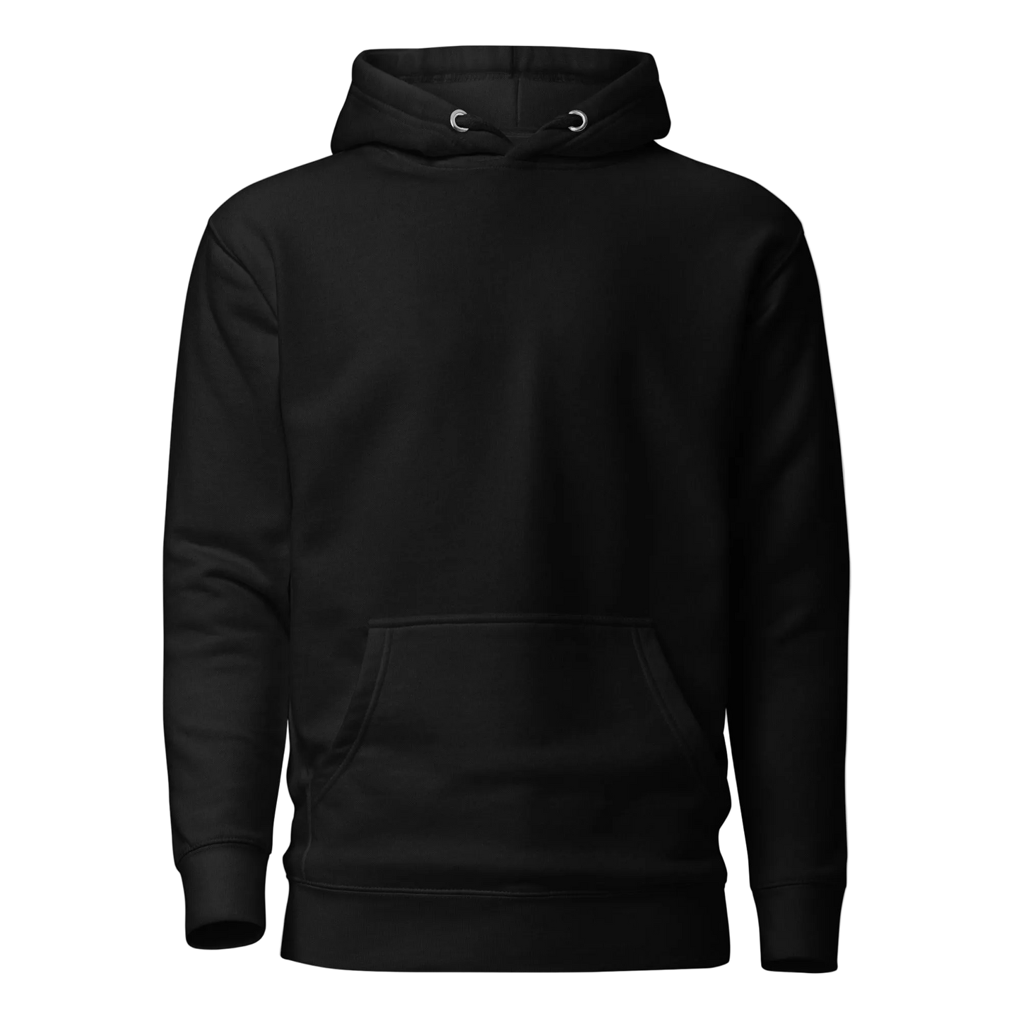 Color: Black | Calm hoodie front view