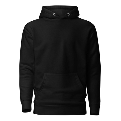 Color: Black | Calm hoodie front view