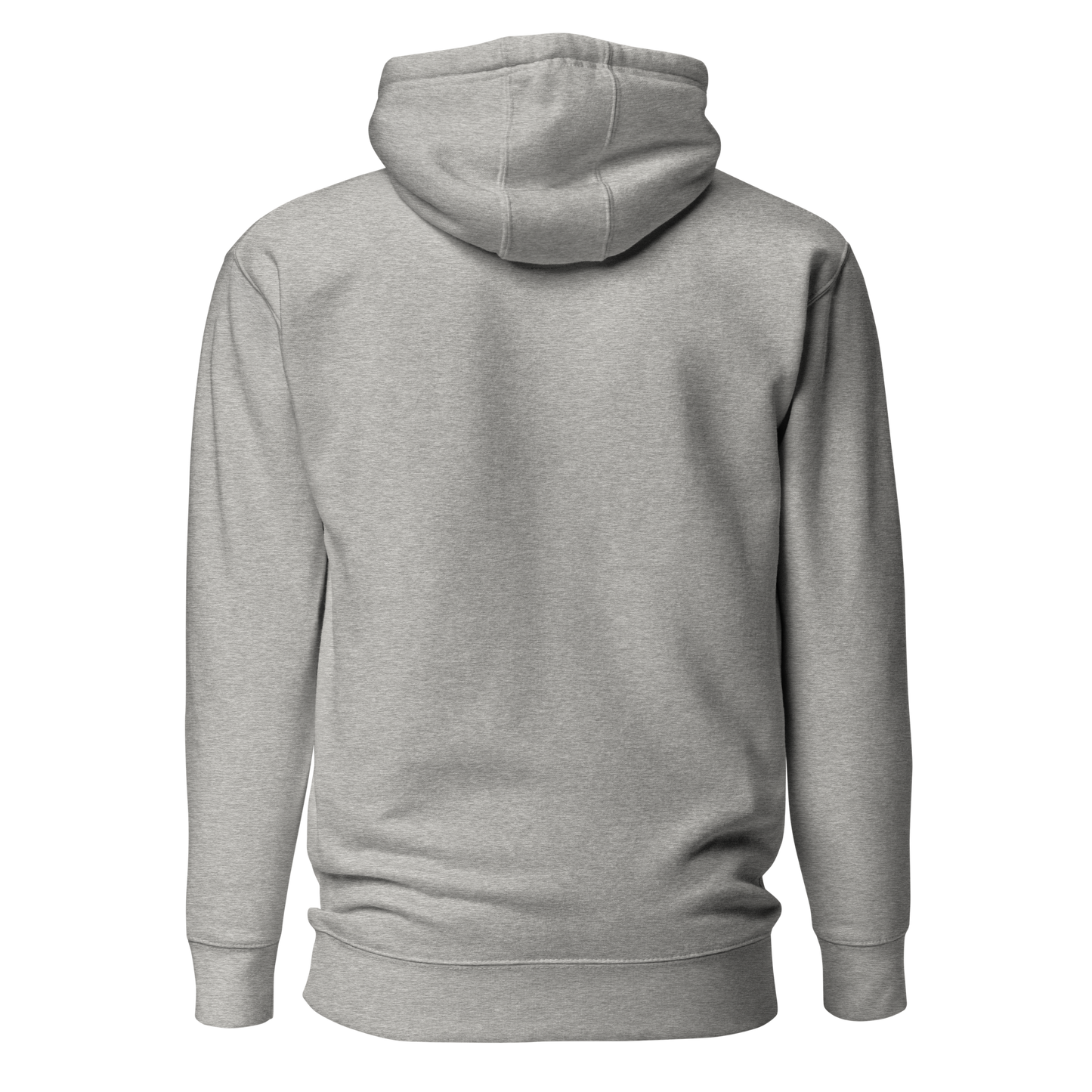 Color: Carbon Grey | Color Divide Front hoodie back view