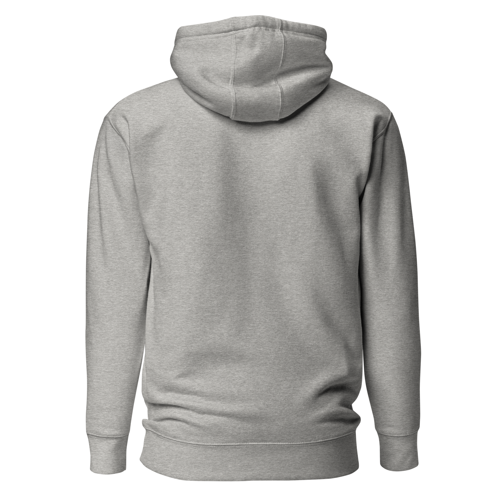 Color: Carbon Grey | Night Garden hoodie back view