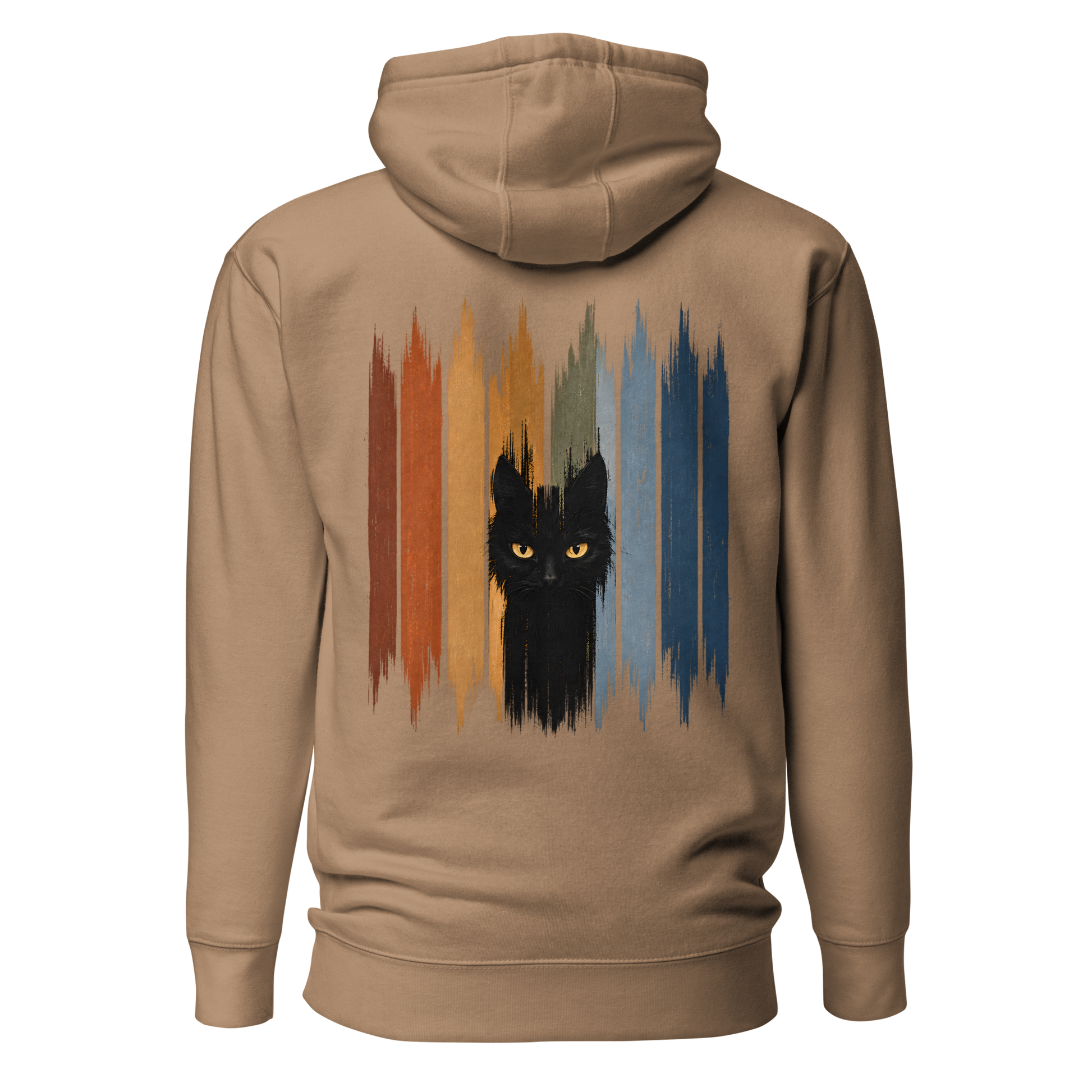 Color: Latte | Color Divide hoodie back artwork