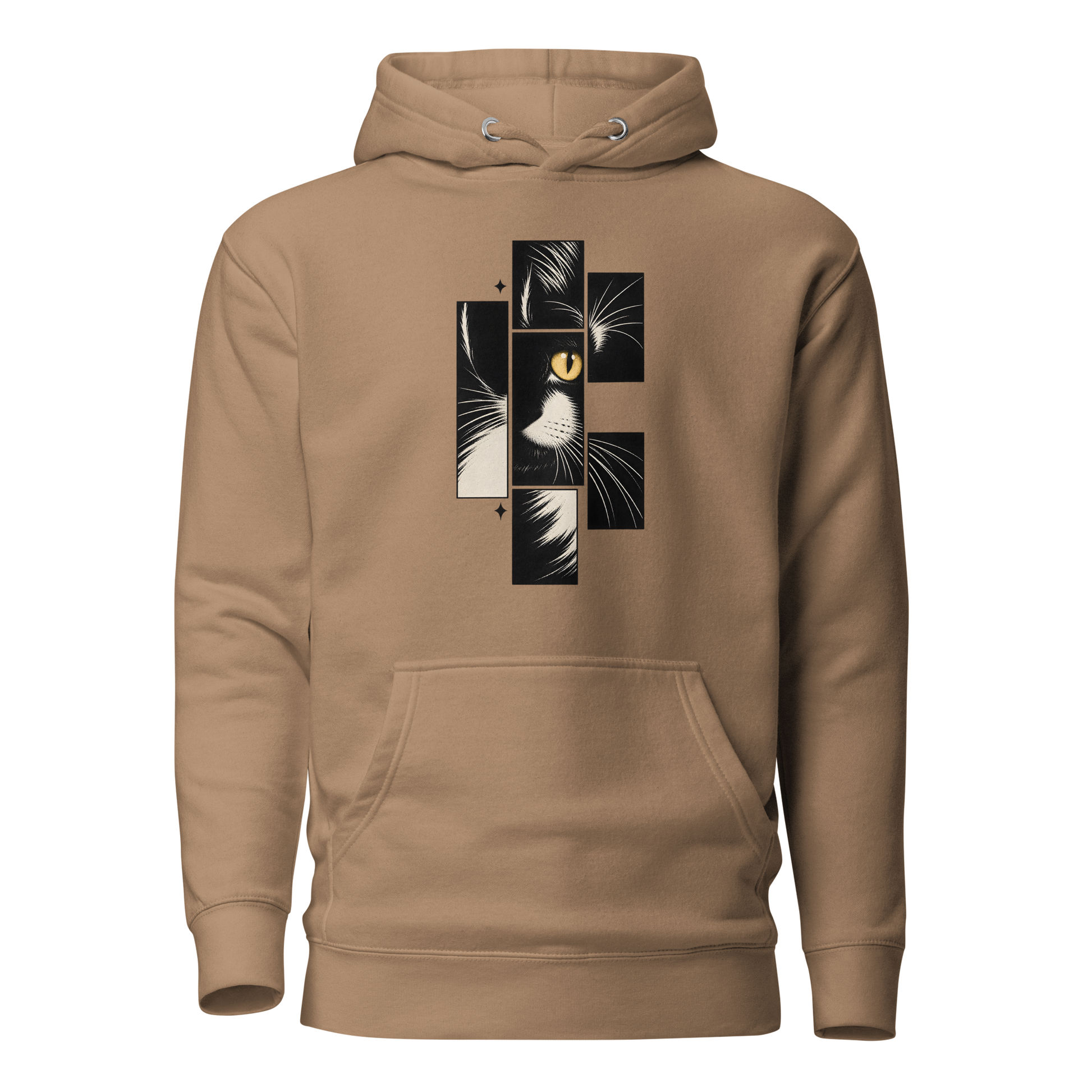 Color: Latte | Fragments hoodie front artwork