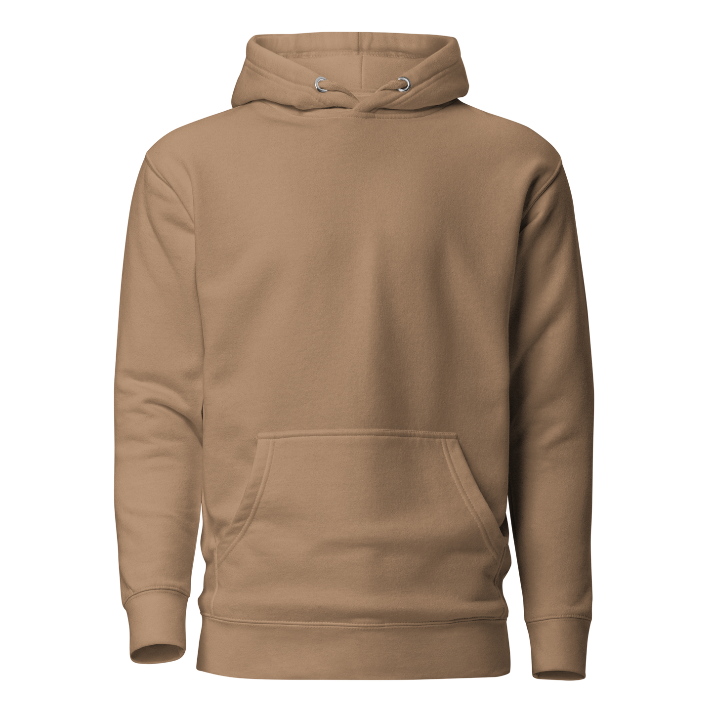 Color: Latte | Through Lines hoodie front view