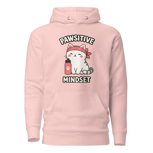 Pawsitive Mindset džemperis su gobtuvu – unisex