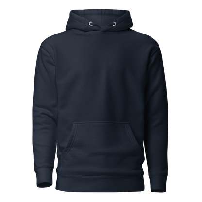 Color: Navy Blazer | Quiet Window hoodie front view