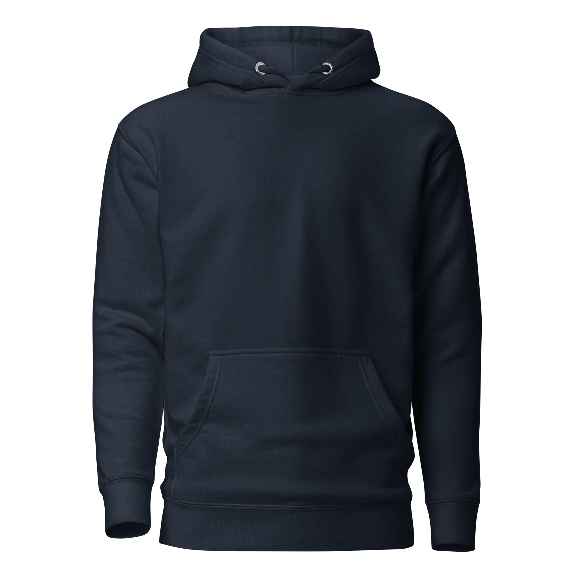 Color: Navy Blazer | Still Waters hoodie front view