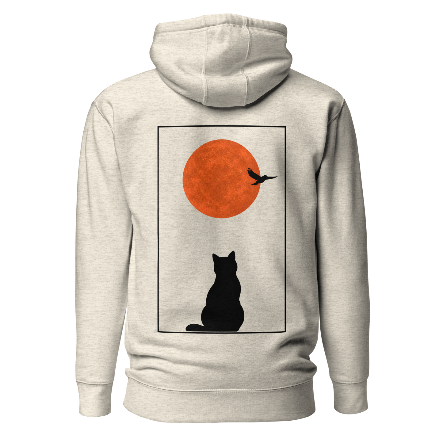 Color: Oatmeal Heather | Last Light hoodie back artwork