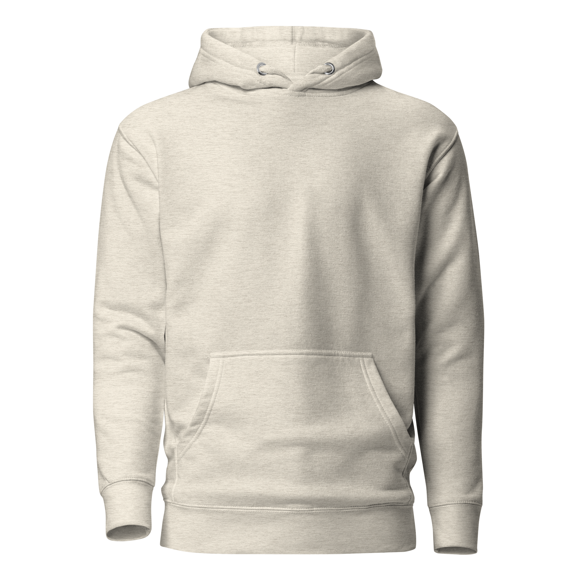 Color: Oatmeal Heather | Last Light hoodie front view