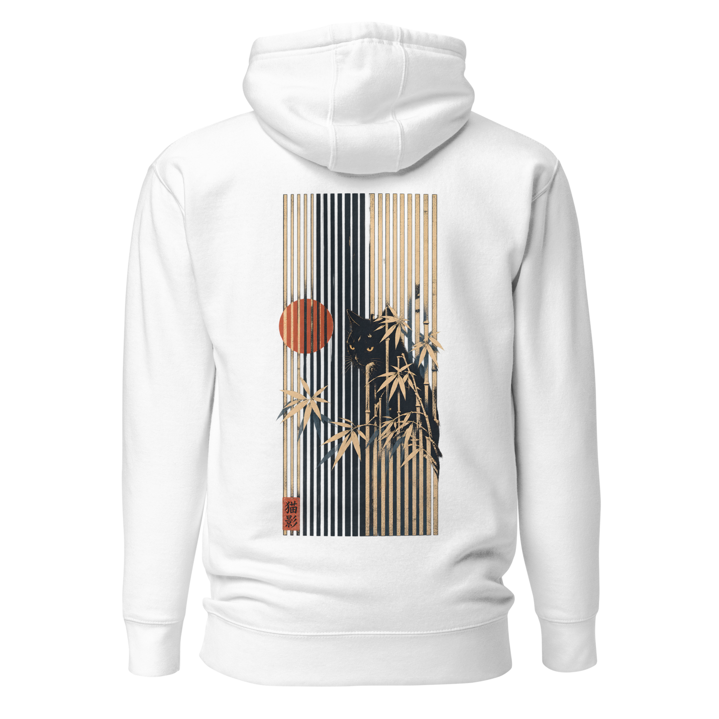 Color: White | Between Lines hoodie back artwork