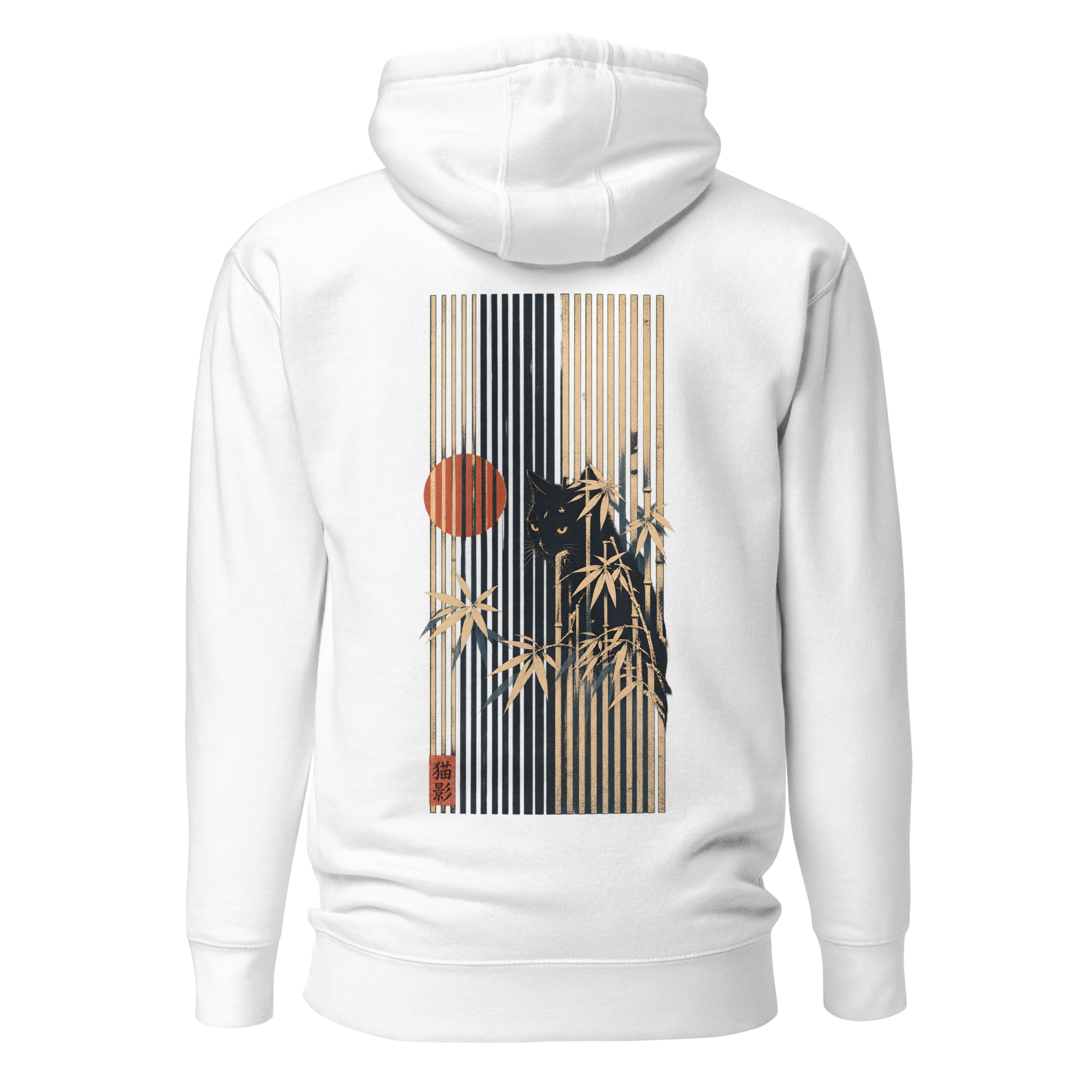 Color: White | Between Lines hoodie back artwork