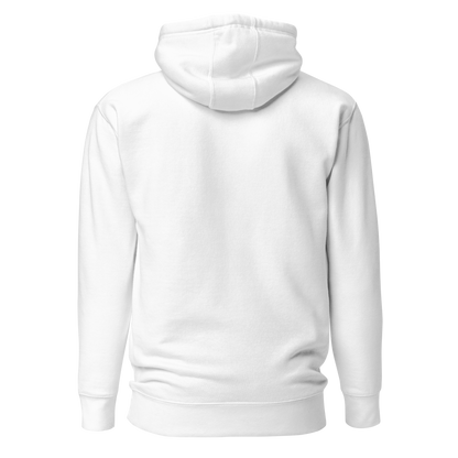Color: White | Open Horizon hoodie back view