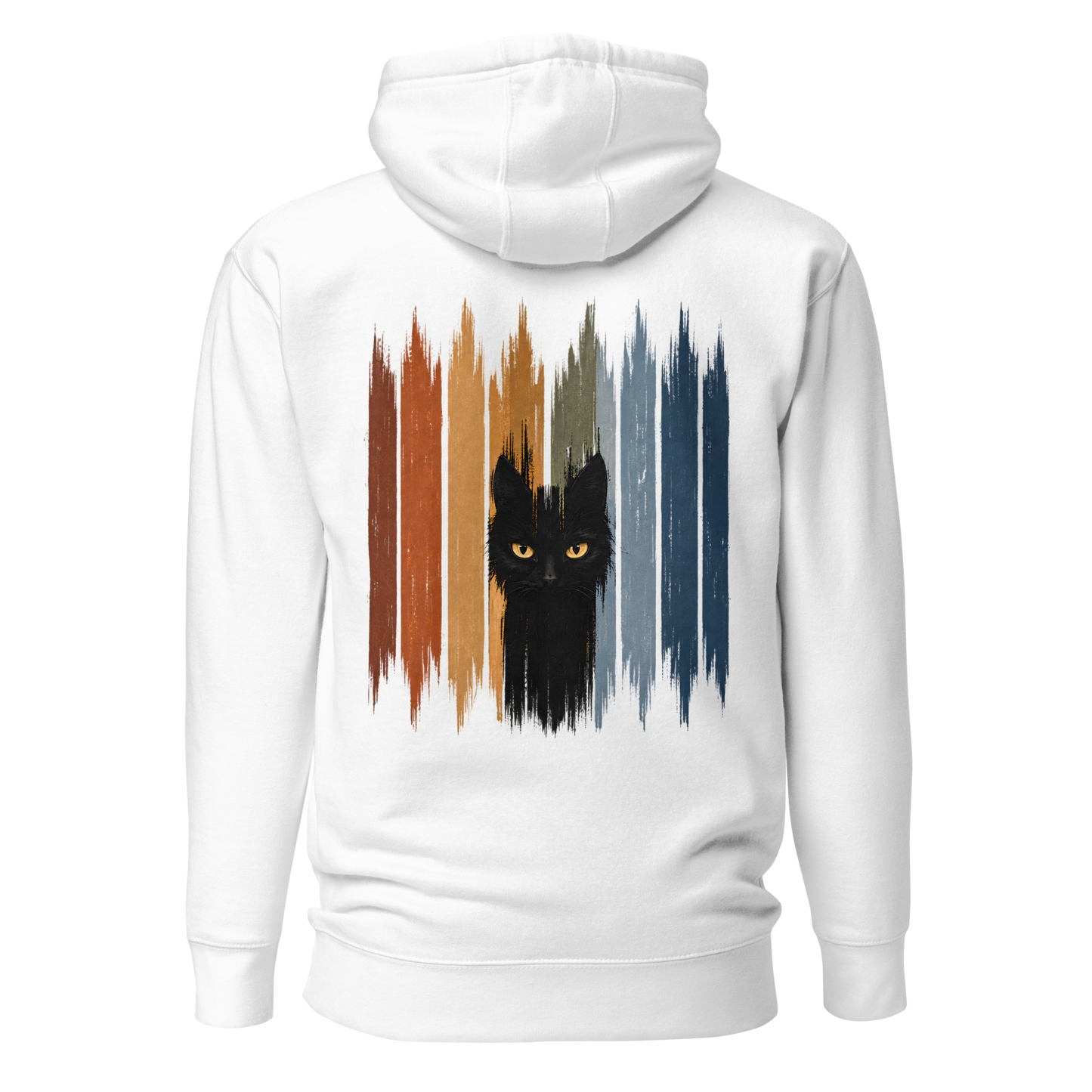Color: White | Color Divide hoodie back artwork