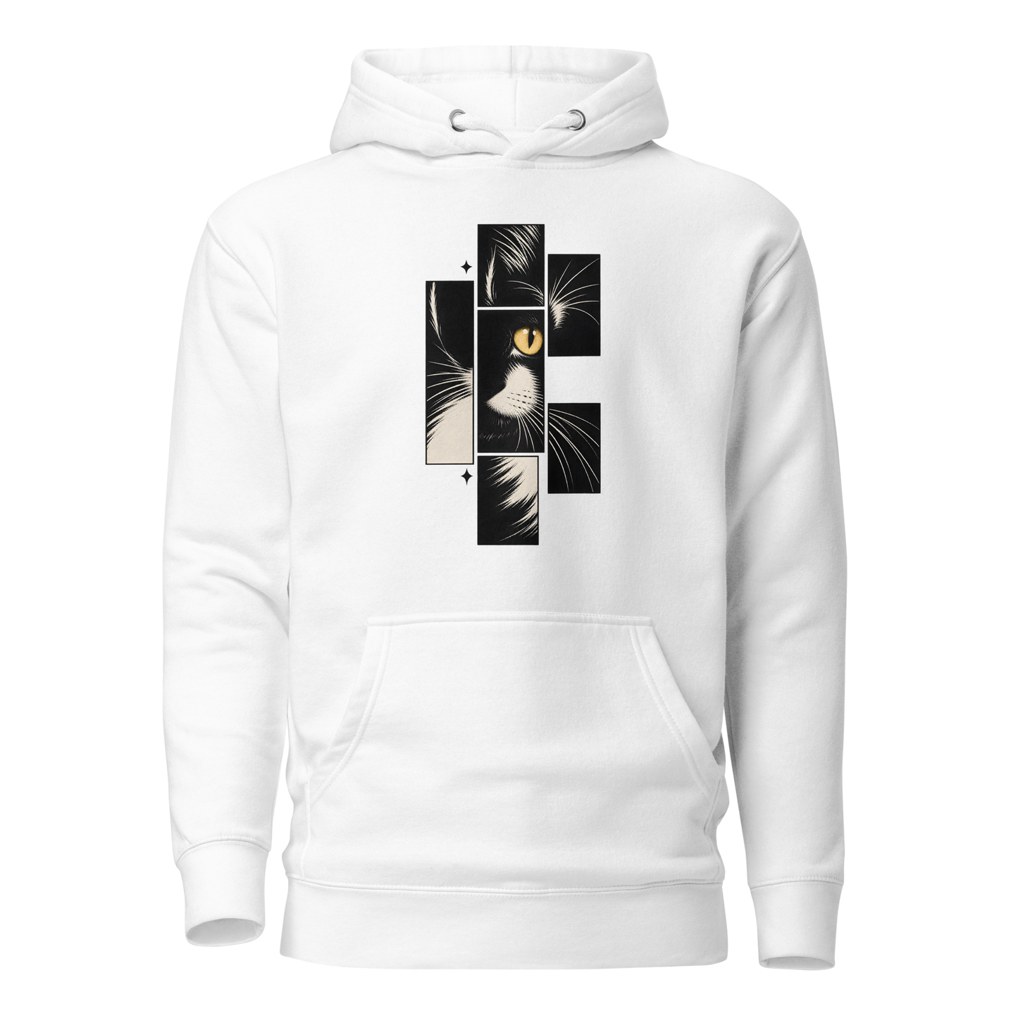Color: White | Fragments hoodie front artwork