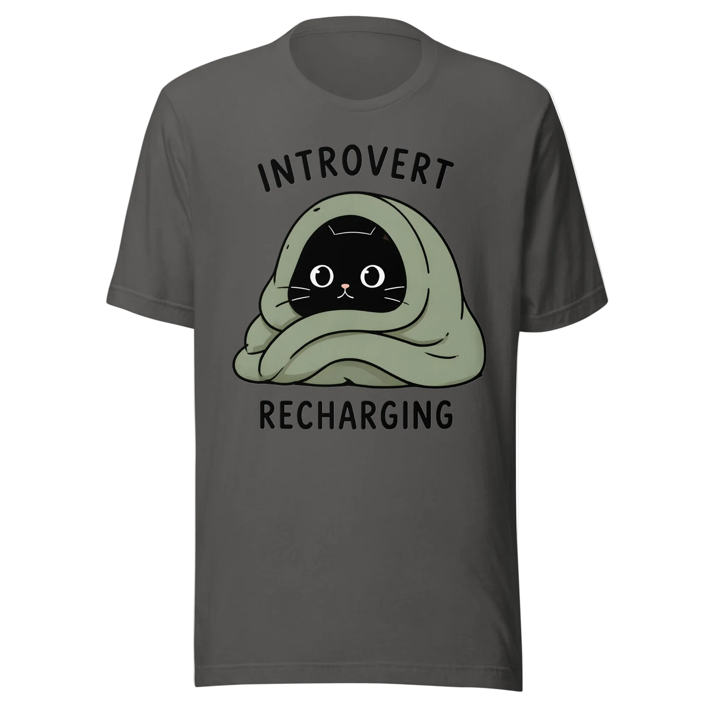 „Introvert Recharging“ marškinėliai