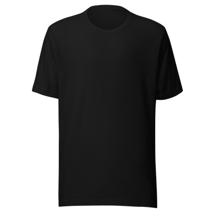 Color: Black | Quiet Orbit tee front view