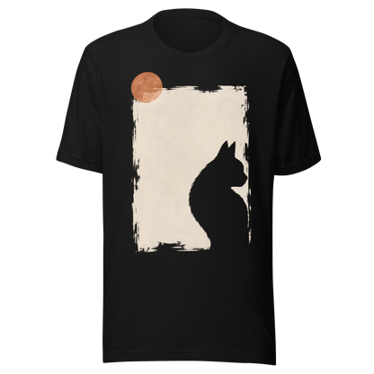 Color: Black | Quiet Window tee front artwork