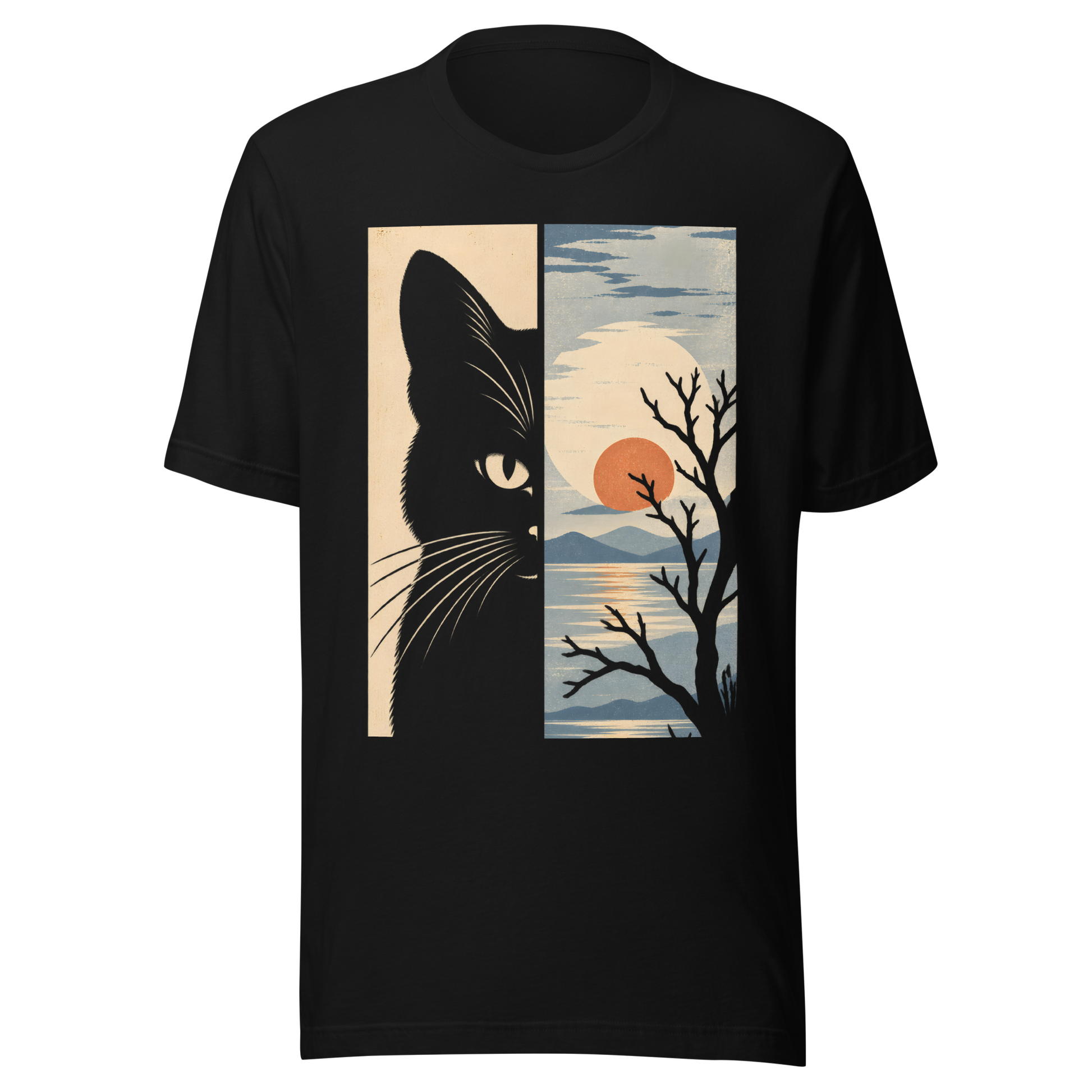 Color: Black | Calm tee front artwork