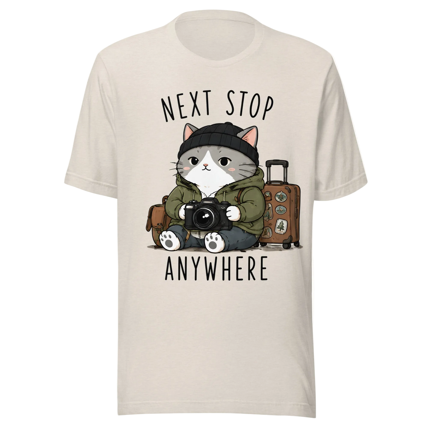 „Next Stop: Anywhere“ marškinėliai