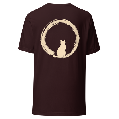 Color: Oxblood Black | Quiet Orbit tee back artwork