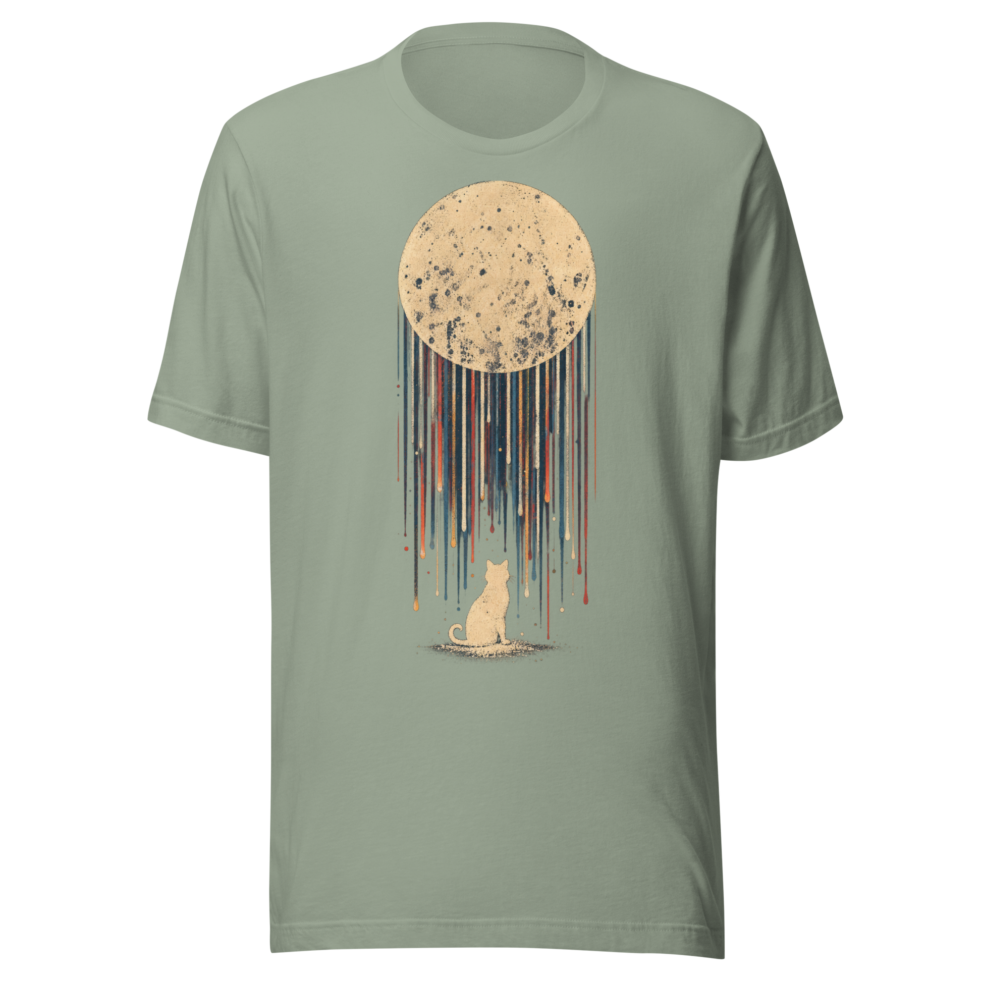 Color: Sage | Moonfall tee front artwork