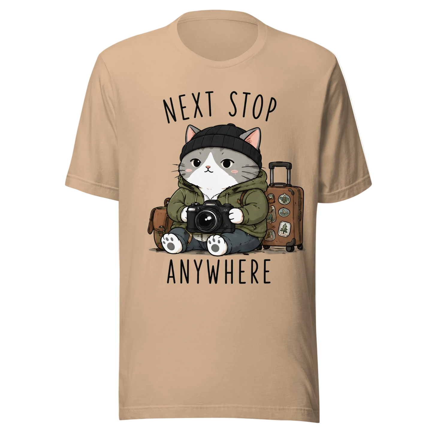 „Next Stop: Anywhere“ marškinėliai