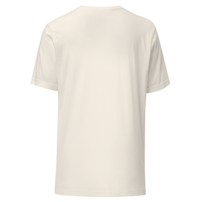 Color: Vintage White | Fragments tee back view