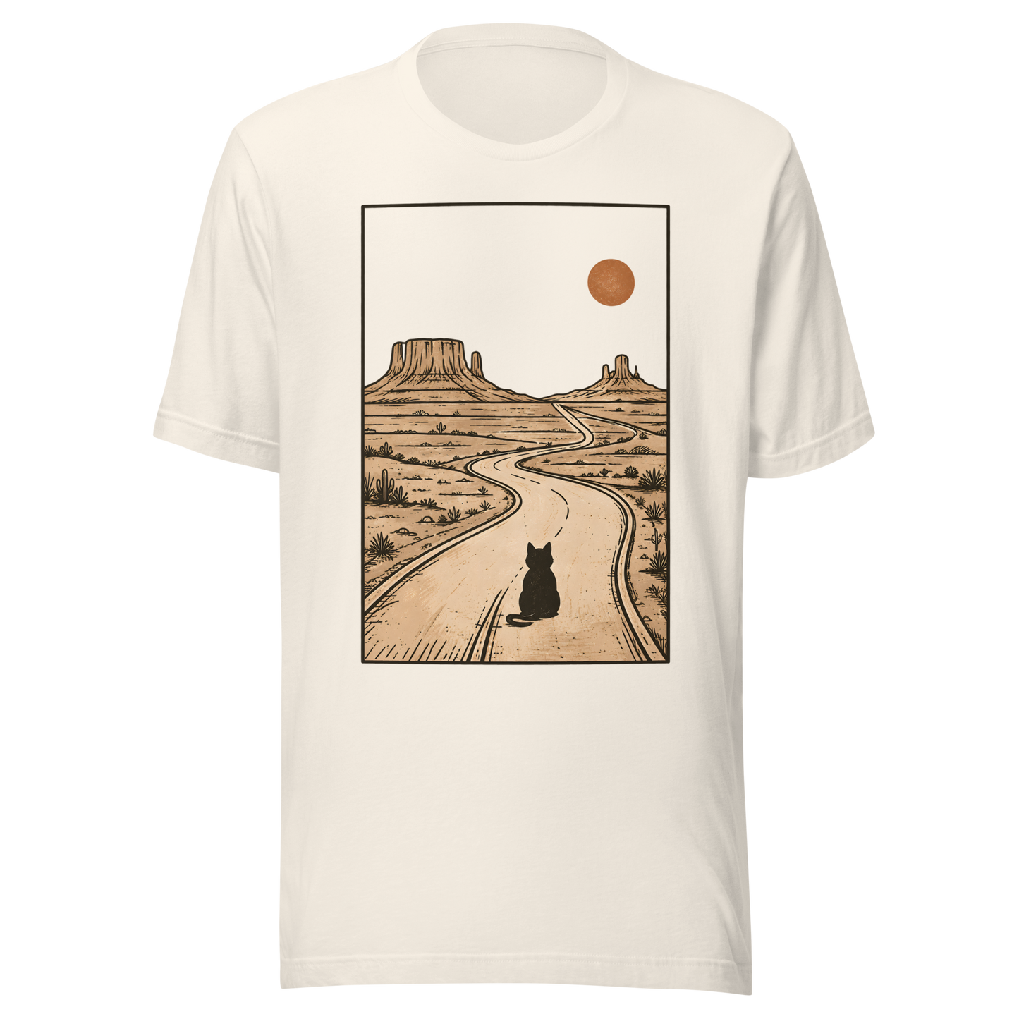 Color: Vintage White | Long Way Home tee front artwork