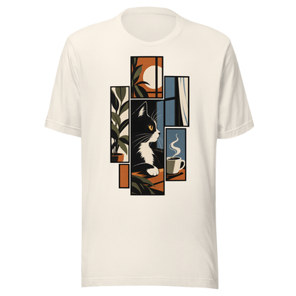 Color: Vintage White | Collected Forms tee front artwork