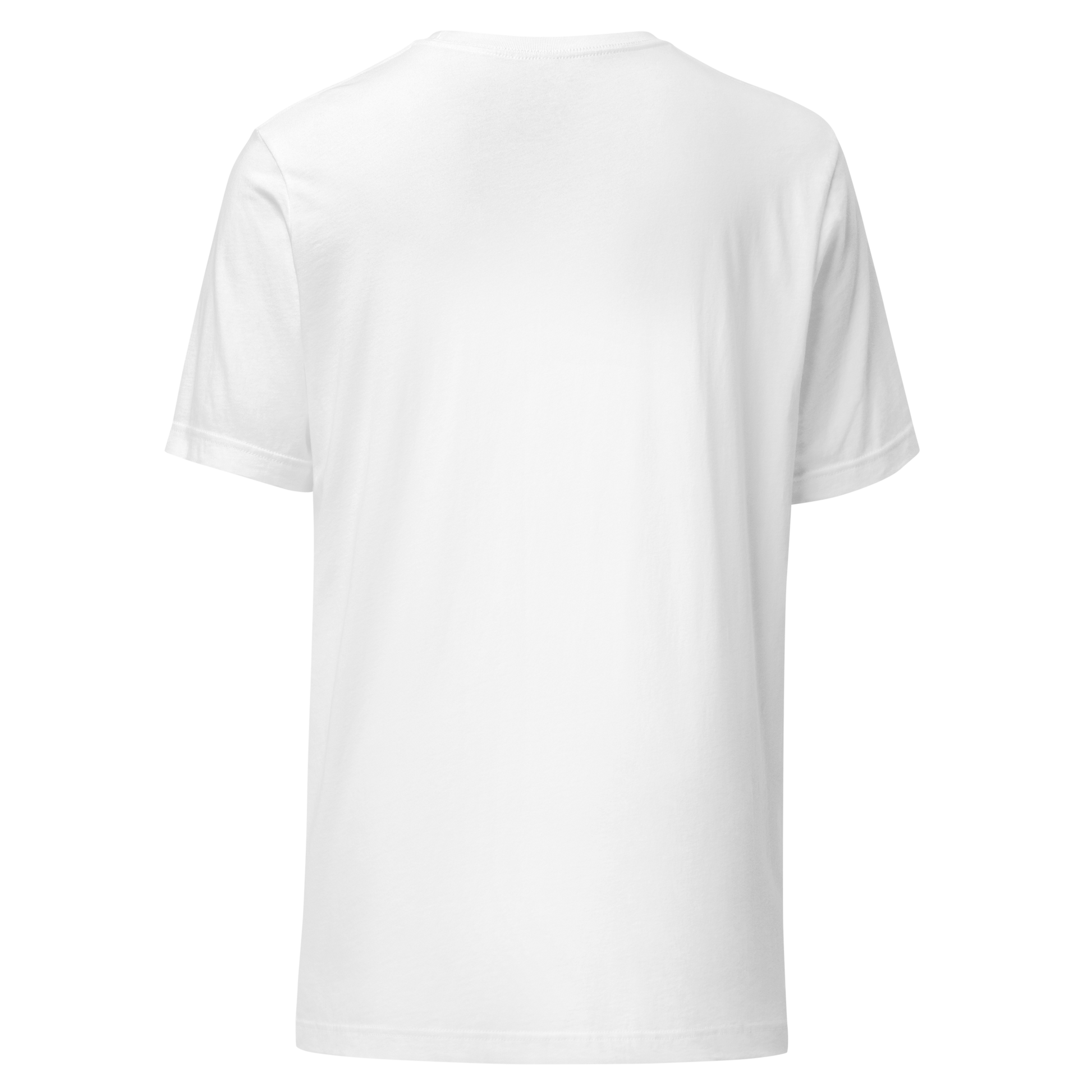 Color: White | Distant Shore tee back view
