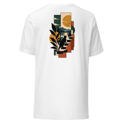 Color: White | Wild Geometry tee back artwork
