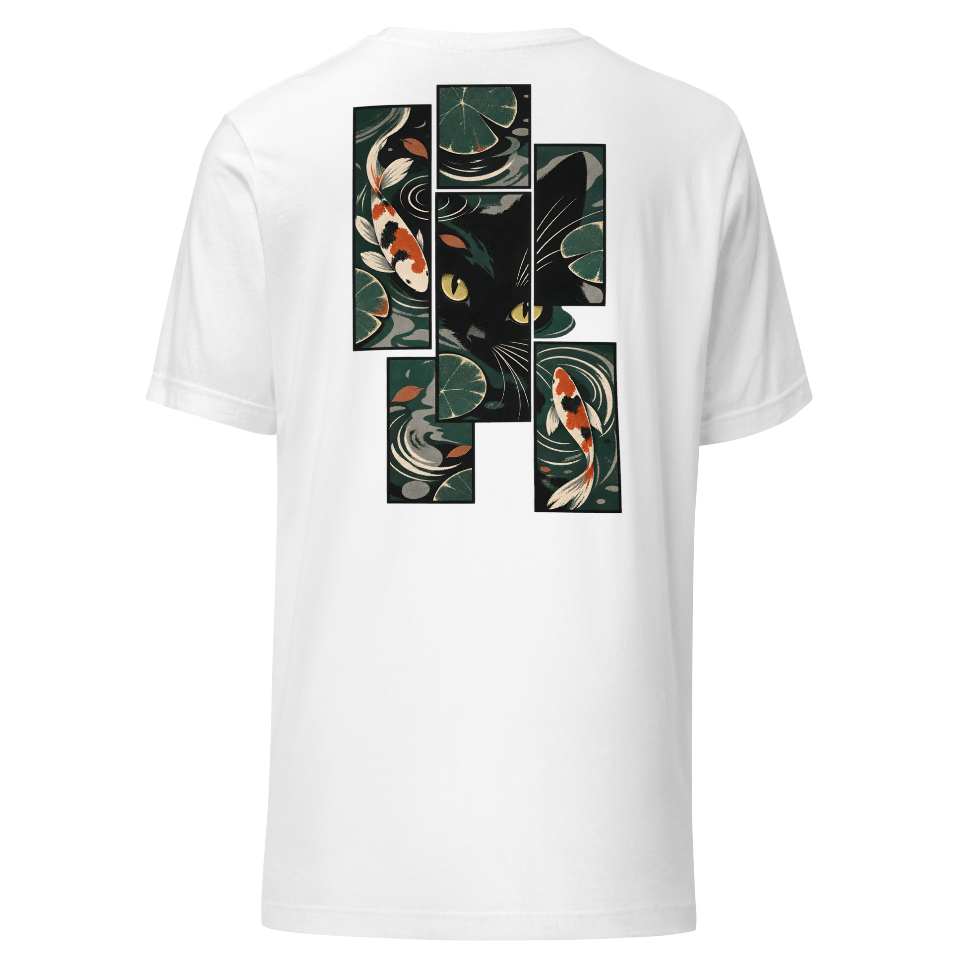 Color: White | Night Garden tee back artwork