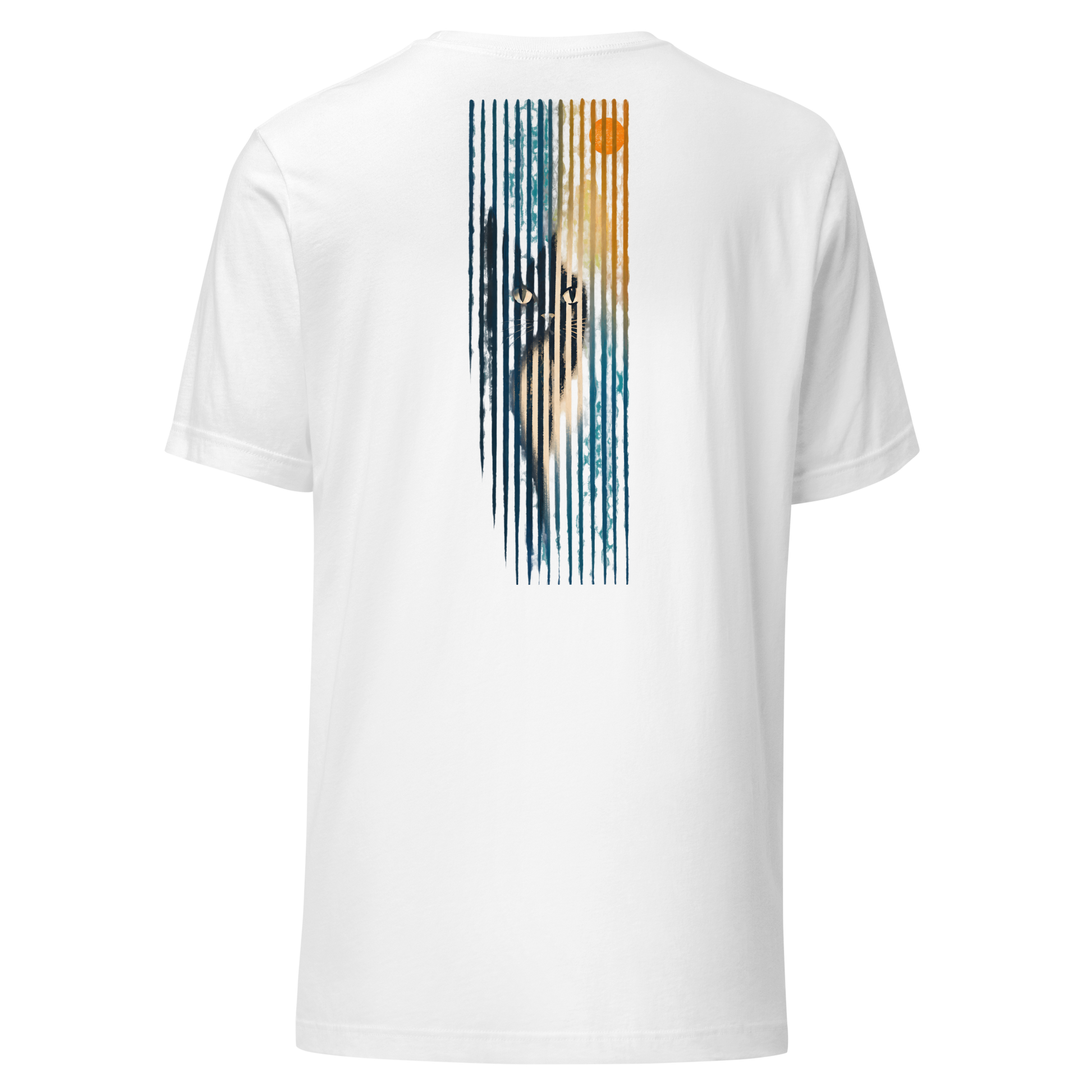 Color: White | Through Lines tee back artwork