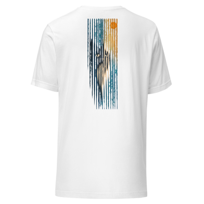 Color: White | Through Lines tee back artwork