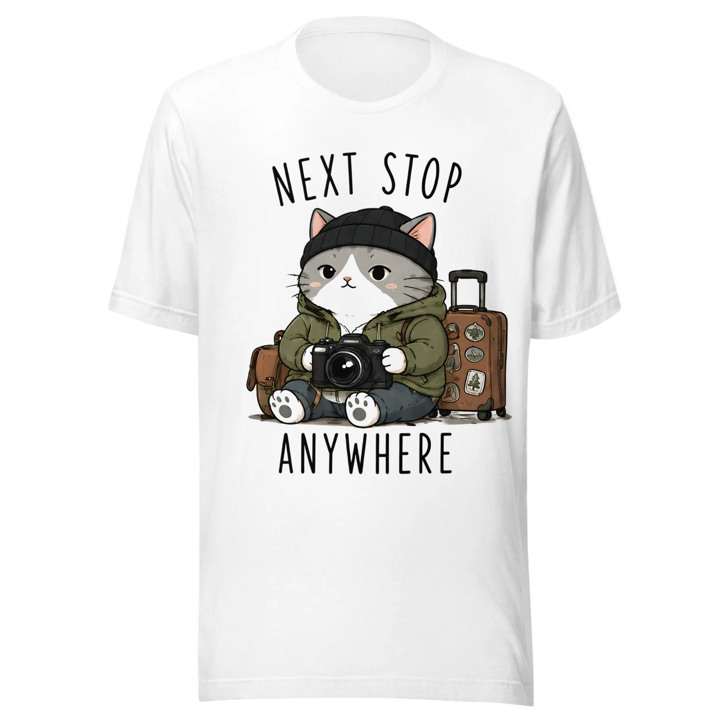 „Next Stop: Anywhere“ marškinėliai