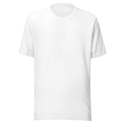 Color: White | Last Light tee front view