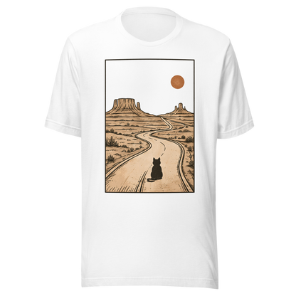 Color: White | Long Way Home tee front artwork